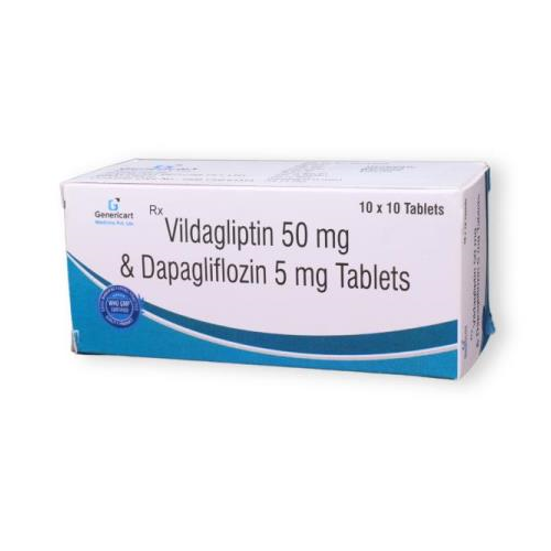 VILDAGLIPTIN 50 MG + DAPAGLIFLOZIN 5 MG