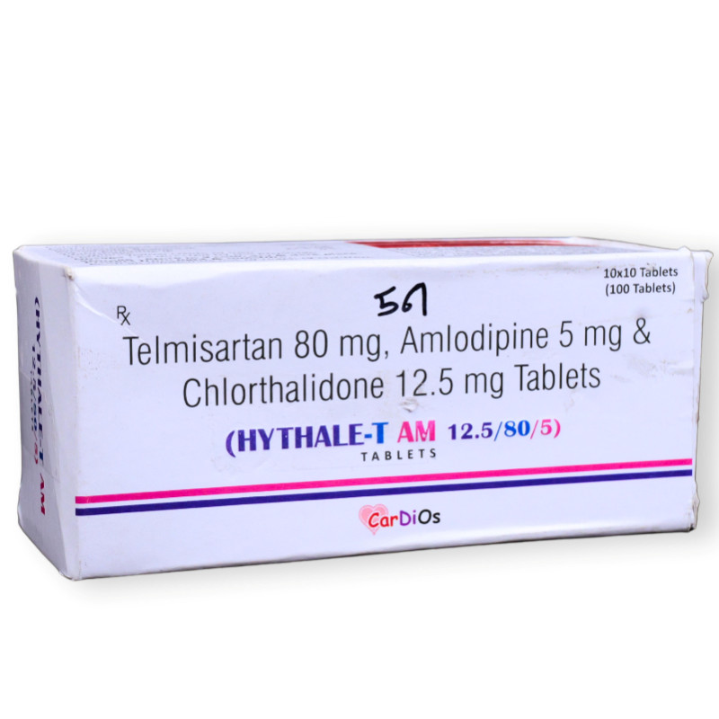 Telmisartan 80 Mg + Amlodipine 5 Mg + Chlorthalidone 12.5 Mg