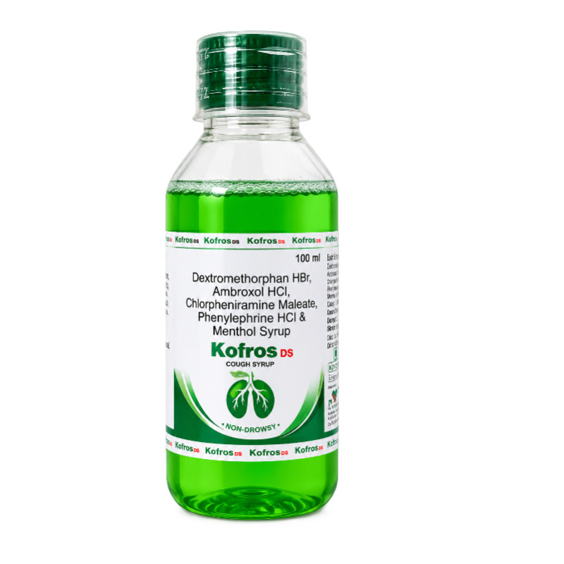 Dextromethorphan Hydrobromide 10 Mg + Ambroxol Hcl 15 Mg + Chlorpheniramine Maleate 2 Mg +phenylephrine Hcl 5 Mg + Menthol 1.5 Mg Syrup