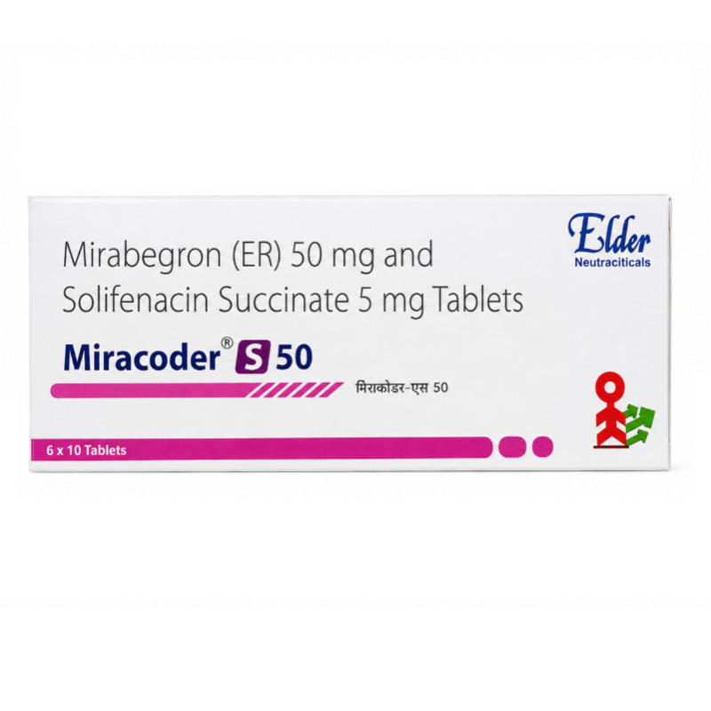Mirabegron Er 50 Mg + Solifenacin Succinate 5 Mg Tablet