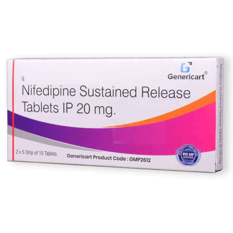 Nifedipine 20 Mg Pr Tablet