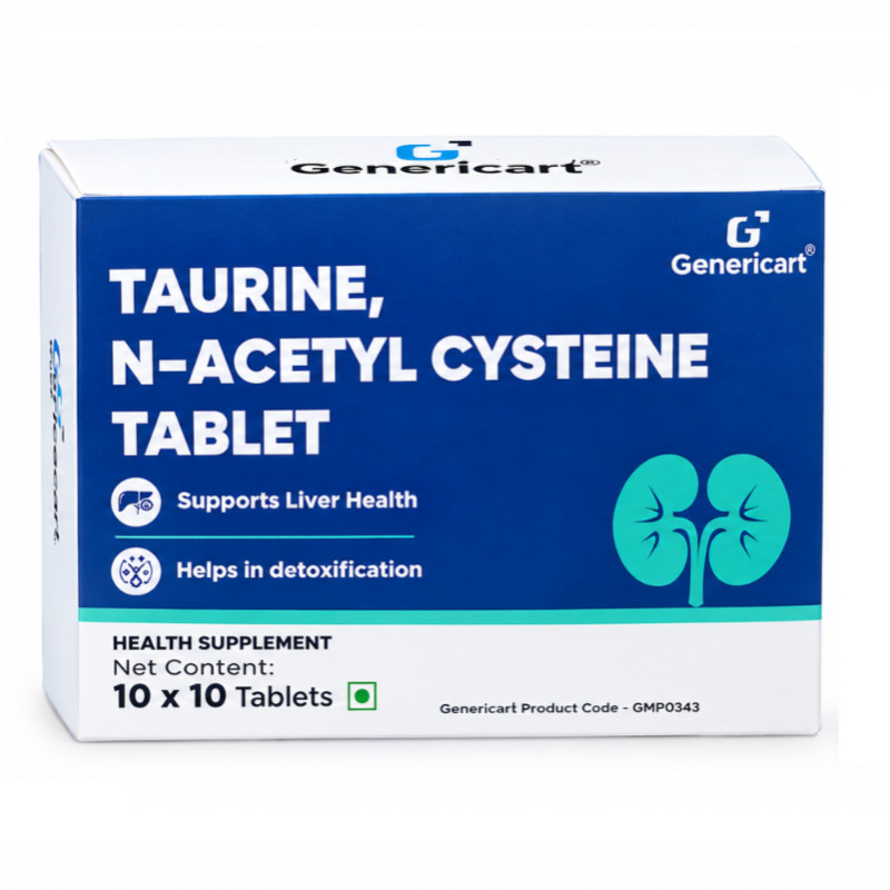 Acetylcysteine 150 Mg + Taurine 500 Mg Tablet