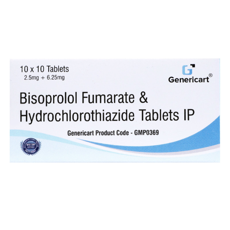 Bisoprolol 2.5 Mg + Hydrochlorothiazide 6.25 Mg
