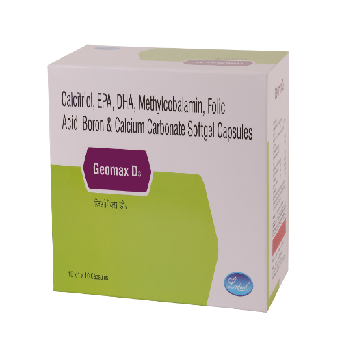 Calcitriol 0.25 Mcg + Eicosapentaenoic Acid 180 Mg + Docosahexaenoic Acid 120 Mg + Boron 1.5 Mg + Methylcobalamin 1500 Mcg + Folic Acid 400 Mcg + Calcium Carbonate 500 Mg