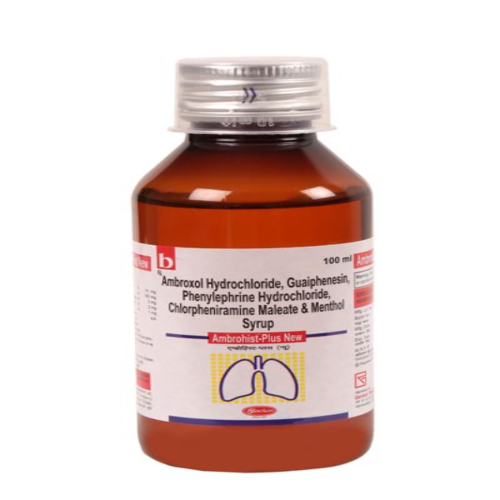 AMBROXOL HYDROCHLORIDE 15MG + GUAIPHENESIN 100 MG + PHENYLEPHRINE HYDROCHLORIDE 5 MG + CHLORPHENIRAMINE MALEATE 2 MG + MENTHOL 1 MG