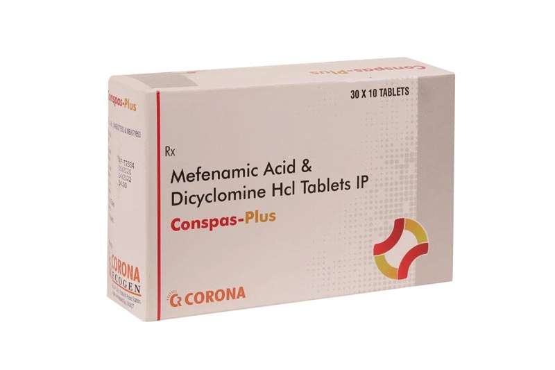 Dicyclomine 10 Mg + Mefenamic Acid 250 Mg