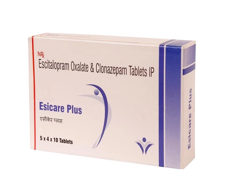 ESCITALOPRAM OXALATE 10 MG + CLONAZEPAM 0.5 MG