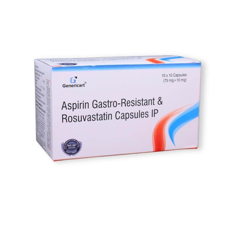 Rosuvastatin 10 Mg + Aspirin 75 Mg