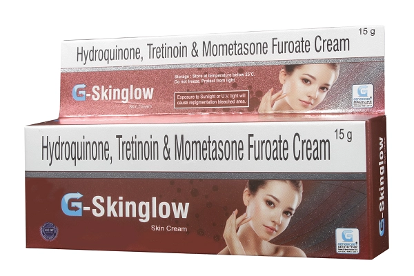 HYDROQUINONE 2% W/W+TRETINOIN 0.025% W/W+MOMETASONE FUROATE 0.1% W/W CREAM (G-SKIN GLOW SKIN CREAM)