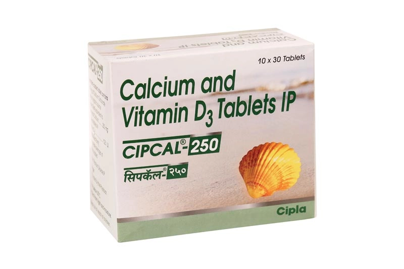 CALCIUM 250 MG + VITAMIN D3 125 IU