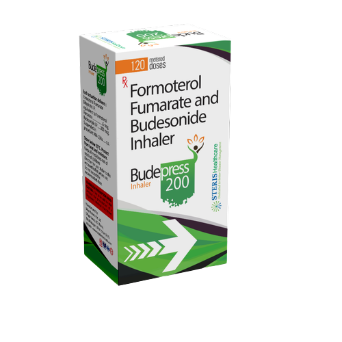 BUDESONIDE 200 MCG + FORMOTEROL FUMARATE DIHYDRATE 6 MCG
