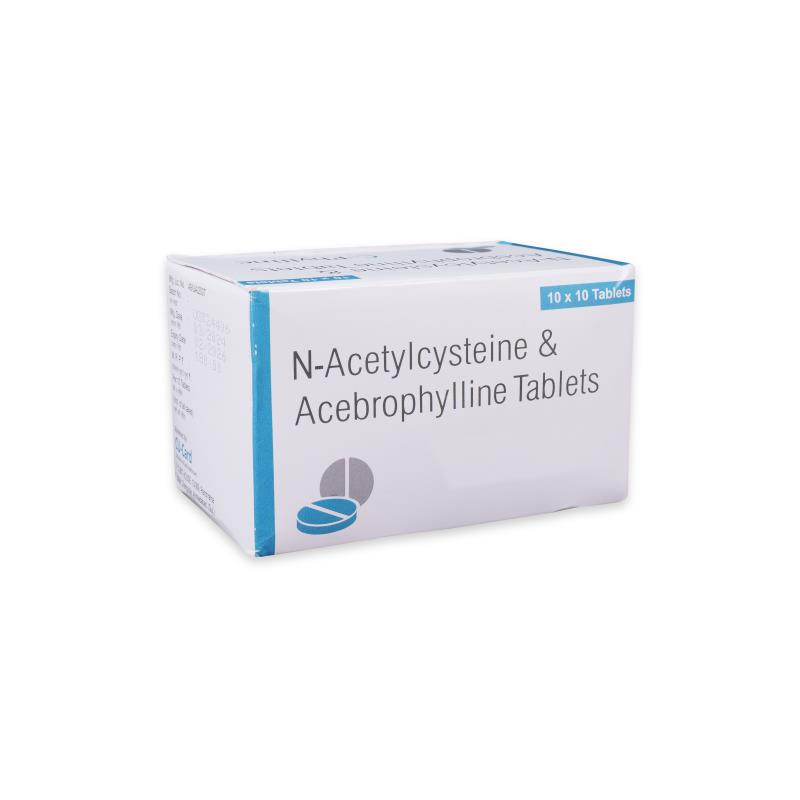 ACEBROPHYLLINE 100 MG + ACETYLCYSTEINE 600 MG
