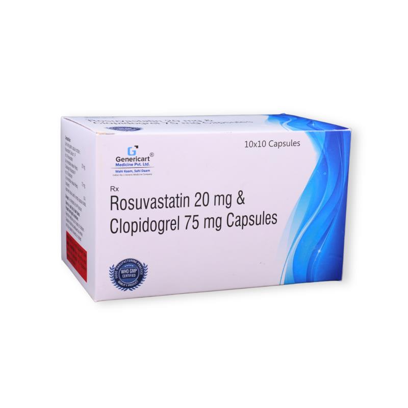 Rosuvastatin 20 Mg + Clopidogrel 75 Mg