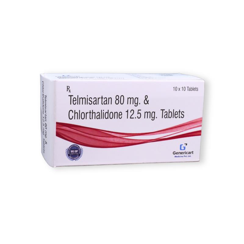 Telmisartan 80 Mg + Chlorthalidone 12.5 Mg