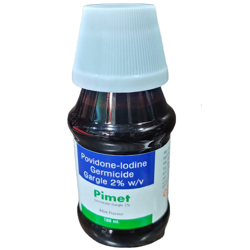 Povidone Iodine Germicide Gargle 2% W/v (mint Flavour)
