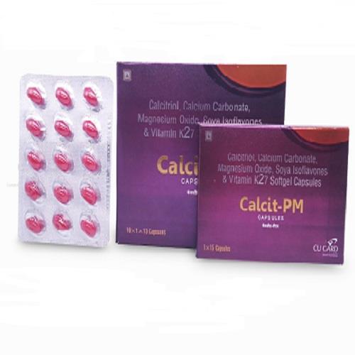 Calcitriol + Calcium Carbonate + Magnesium Oxide + Soya Isoflavones + Vitamin K27