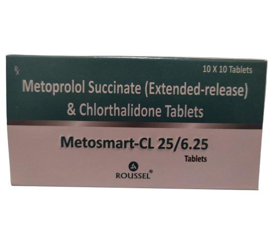 Metoprolol Succinate Ip 25mg(er) + Chlorthalidone Ip 6.25mg