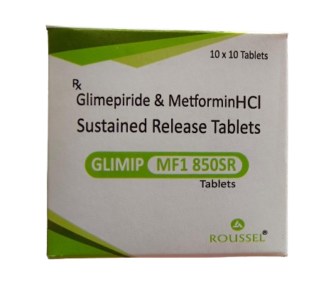 Glimepiride 1 Mg +metformin Hcl 850 Mg Sr