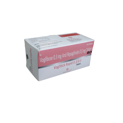 Voglibose 0.3 Mg + Repaglinide 0.5 Mg