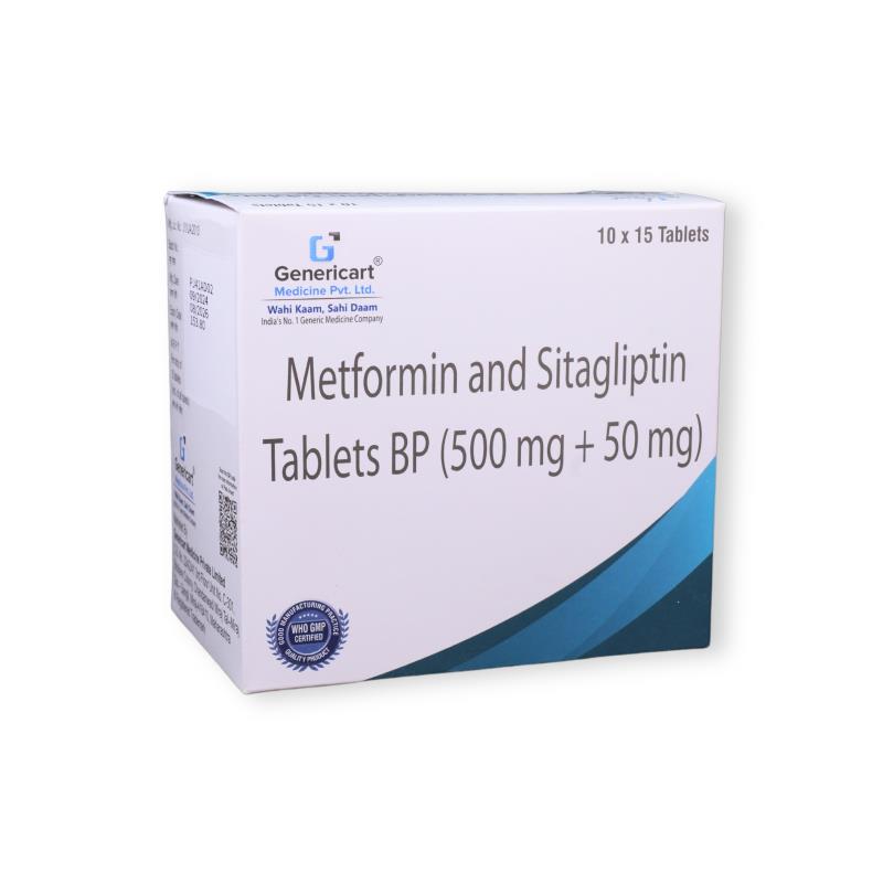 Sitagliptin 50 Mg + Metformin 500 Mg