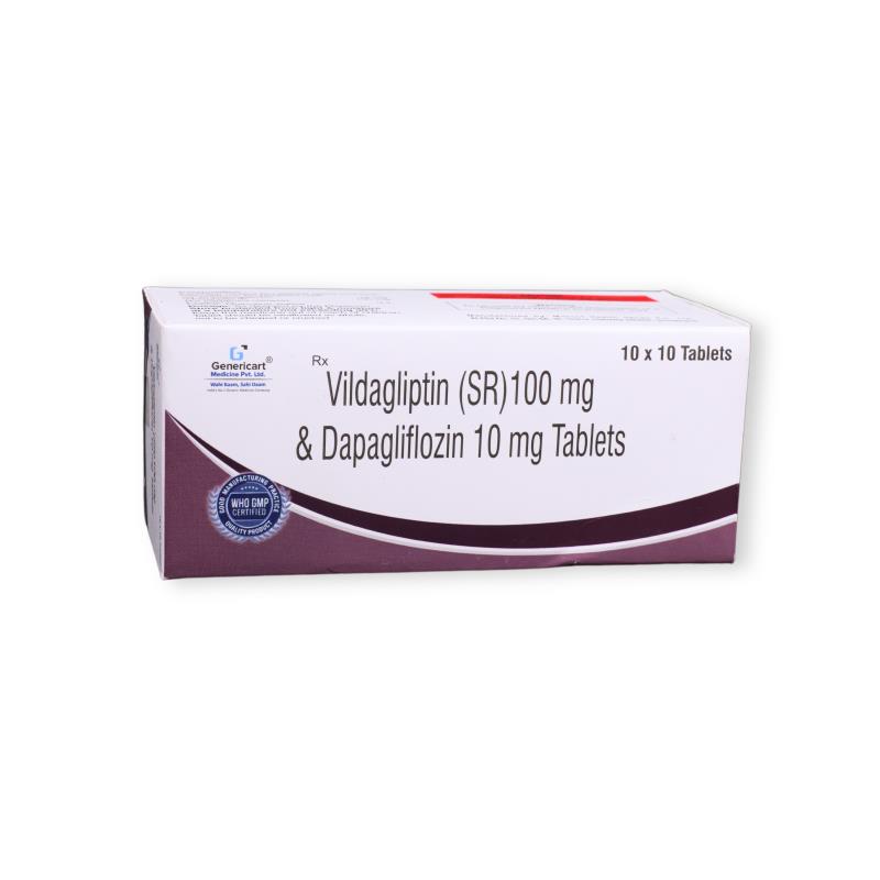 Vildagliptin Sr 100 Mg + Dapagliflozin 10 Mg