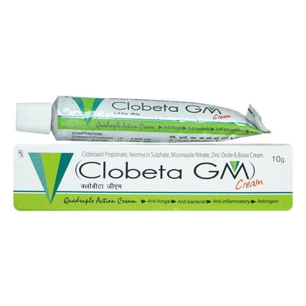 CLOBETASOL 0.05 % W/W + NEOMYCIN 0.5 % W/W + MICONAZOLE 2 % W/W + ZINC OXIDE 2.5 % W/W + BORAX 0.05 % W/W