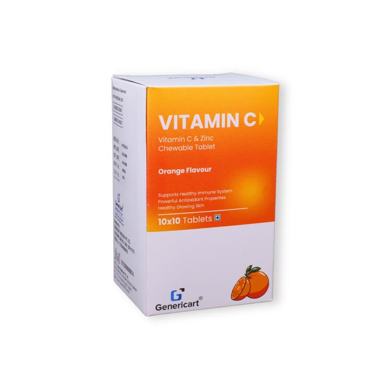 VITAMIN C 500 MG + ZINC 5 MG CHEWABLE TABLET