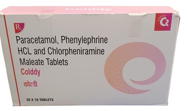Paracetamol 500 Mg + Phenylephrine Hcl 5 Mg + Chlorpheniramine Maleate 2 Mg