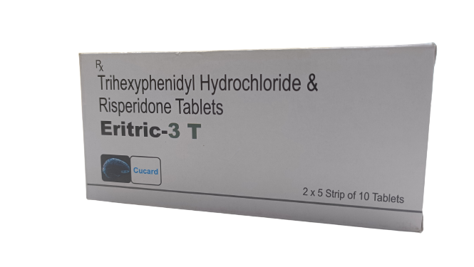 Trihexyphenidyl Hcl 2 Mg + Risperidone Bp 3 Mg