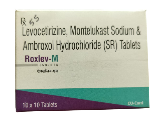 Levocetirizine Dihydrochloride 5 Mg + Montelukast Sodium 10 Mg + Ambroxol Hydrochloride 75 Mg Sr