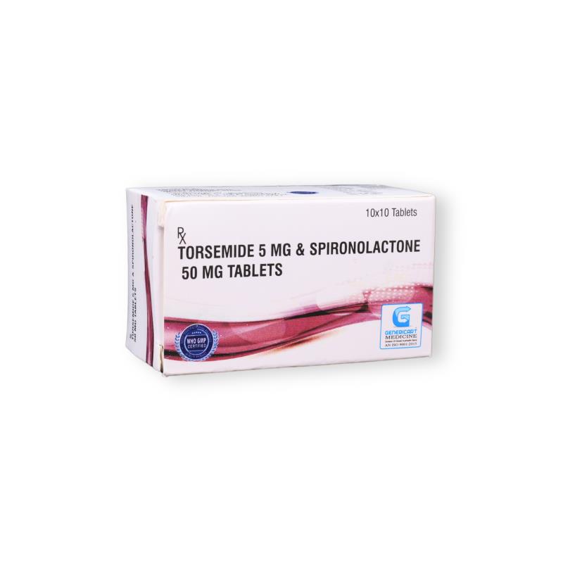 Torsemide 5 Mg + Spironolactone 50 Mg