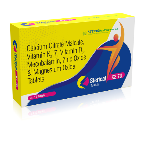 Calcium Citrate, Mecobalamine, Vitmin K27, Vitamin D3, Zinc Oxide And Megnesium Oxide
