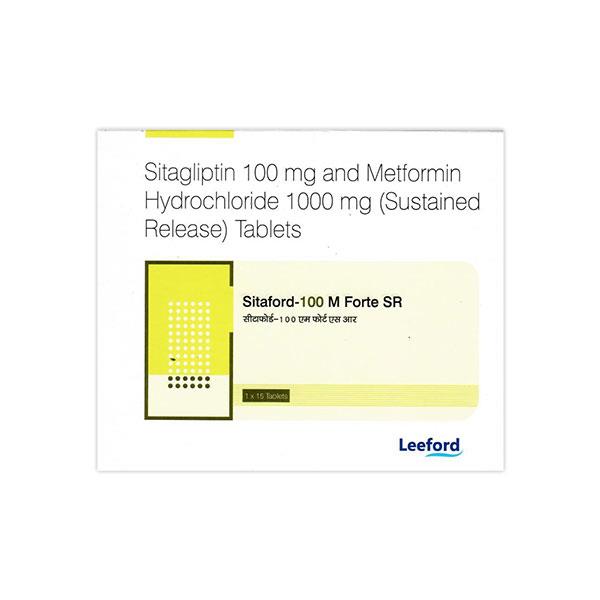 Sitagliptin 100 Mg + Metformin Hcl Sr 1000 Mg