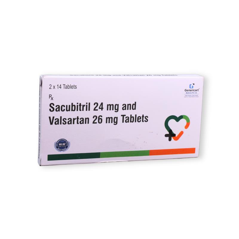 Sacubitril 24 Mg + Valsartan 26 Mg