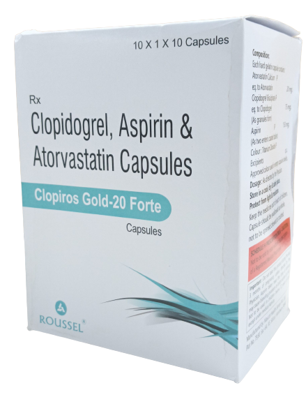Atorvastatin 20 Mg + Clopidogrel 75 Mg + Aspirin 150 Mg