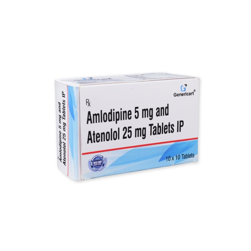 AMLODIPINE 5 MG + ATENOLOL 25 MG
