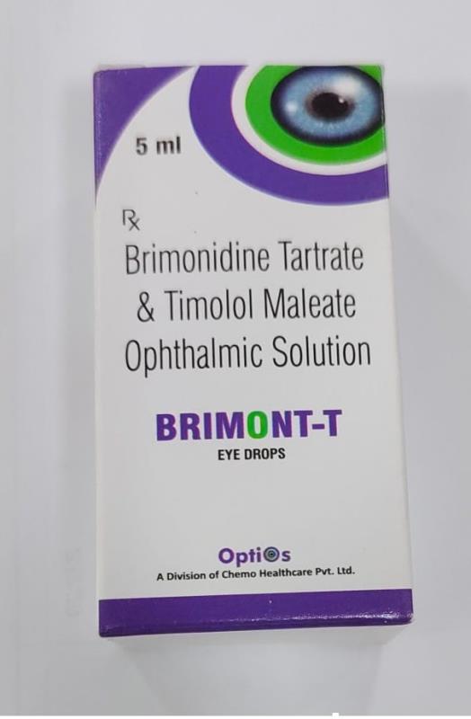 Brimonidine Tartrate 0.2 % W/v + Timolol Maleate 0.5 % W/v