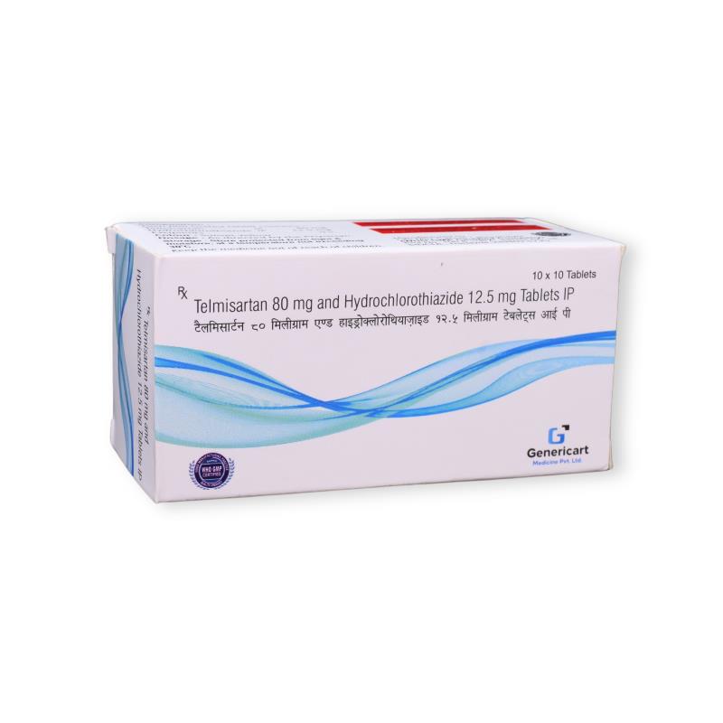 Telmisartan 80 Mg + Hydrochlorothiazide 12.5 Mg