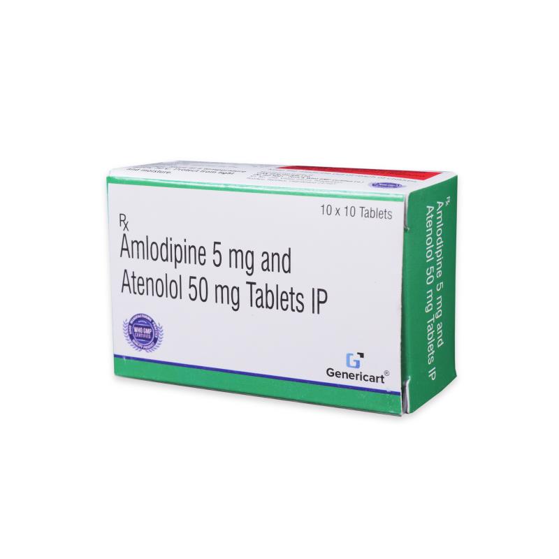 AMLODIPINE 5 MG + ATENOLOL 50 MG