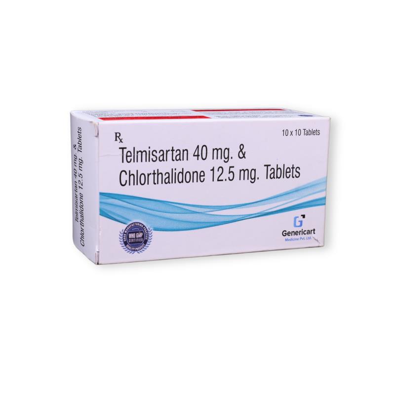 Telmisartan 40 Mg + Chlorthalidone 12.5 Mg