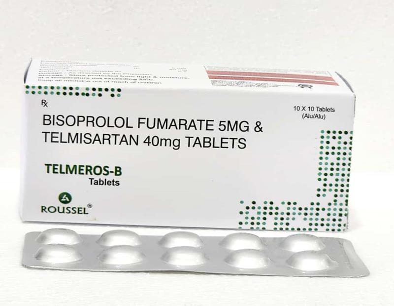 Bisoprolol Fumarate 5 Mg + Telmisartan 40 Mg