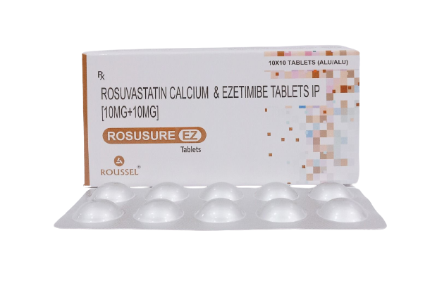 Rosuvastatin Calcium 10 Mg + Ezetimibe 10 Mg