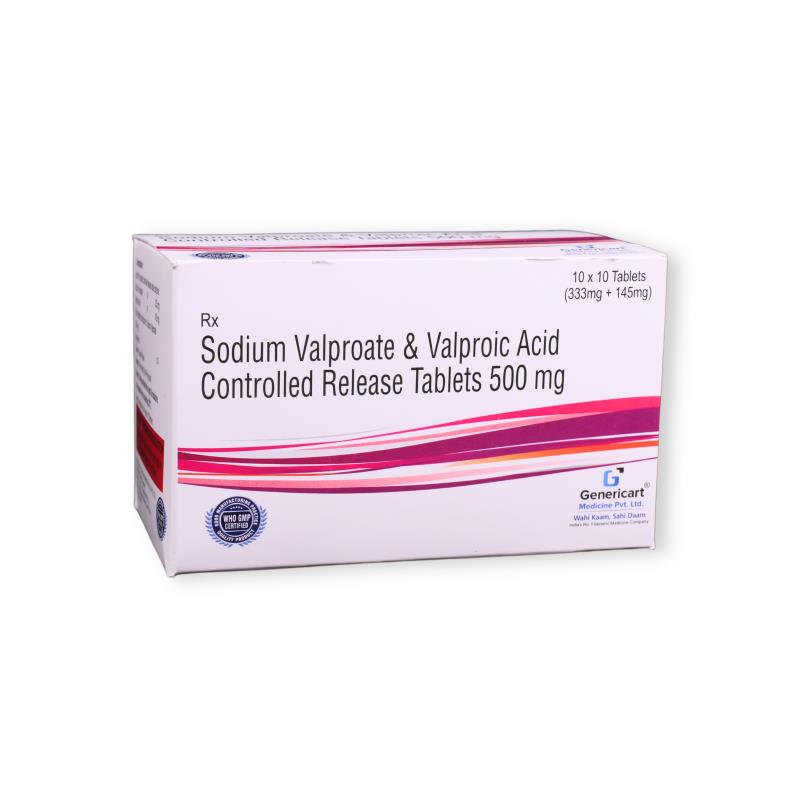 Sodium Valproate  333 Mg + Valproic Acid 145 Mg Cr