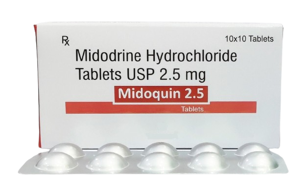 Midodrine Hydrochloride 2.5 Mg