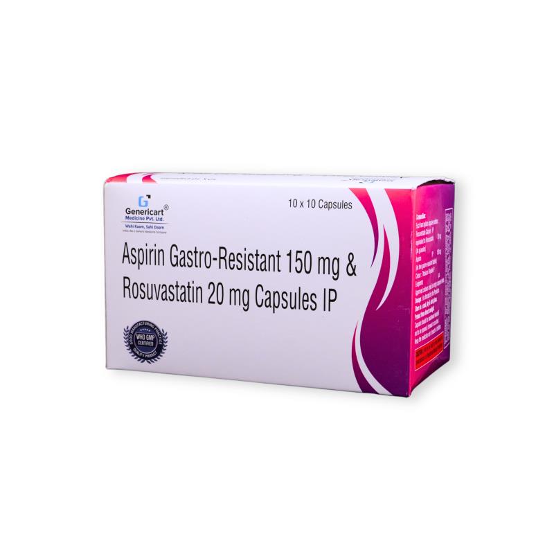 Rosuvastatin 20 Mg + Aspirin 150 Mg