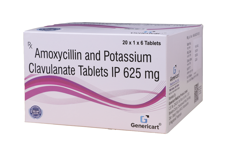 Amoxycillin 500 Mg + Potassium Clavulanate 125 Mg (6 Tab )