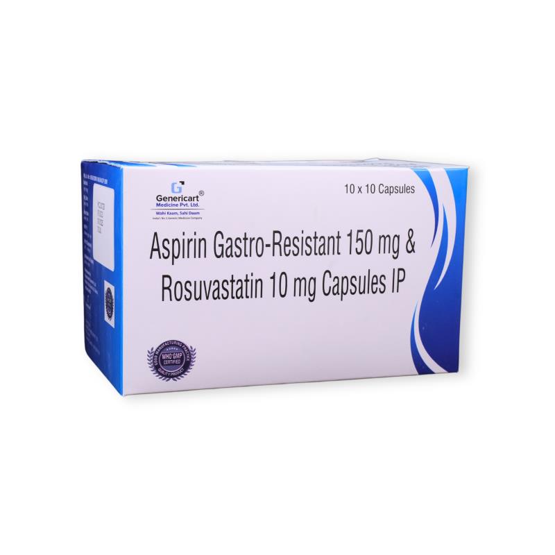 Rosuvastatin 10 Mg + Aspirin 150 Mg