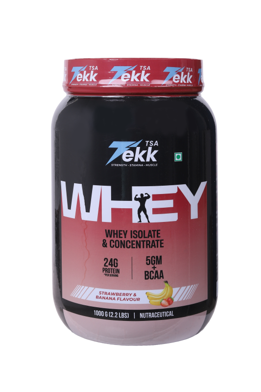 WHEY CONCEN-ISOLATE ( STRAWBERRY BANANA )