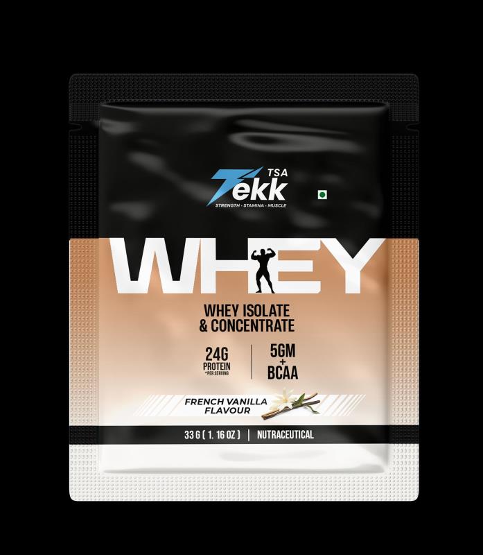 WHEY ISOLATE AND CONCENTRATE FRENCH VANILLA FLAVOUR SACHET