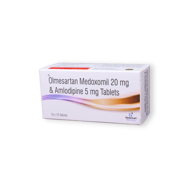 Olmesartan Medoxomil 20 Mg + Amlodipine 5 Mg